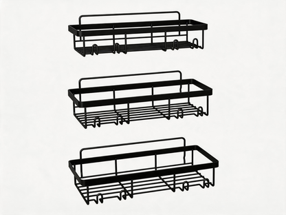 🚿 Home Essential | Metal Shower Shelf Design | Organized Bathroom Storage