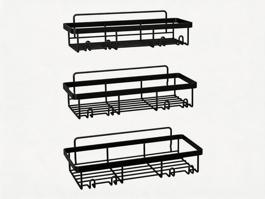 🚿 Home Essential | Metal Shower Shelf Design | Organized Bathroom Storage
