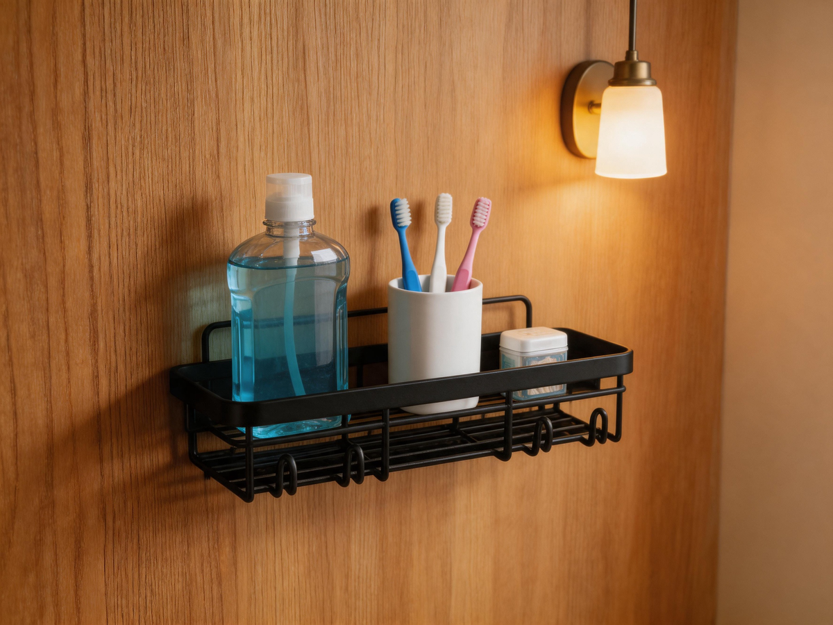 🚿 Home Essential | Metal Shower Shelf Design | Organized Bathroom Storage