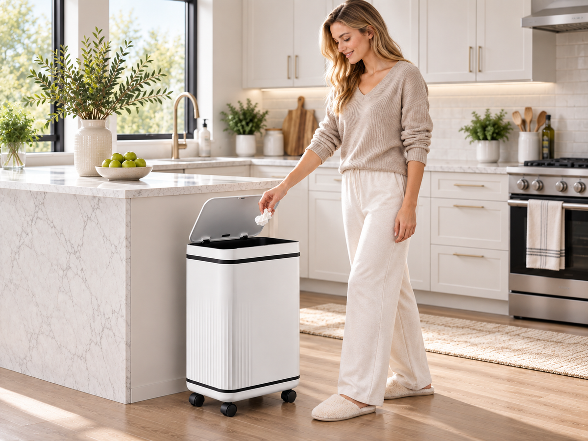 🗑 Smart Choice | Durable ABS Body Structure | Convenient Waste Management