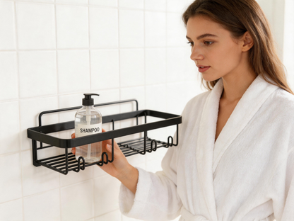 🚿 Home Essential | Metal Shower Shelf Design | Organized Bathroom Storage