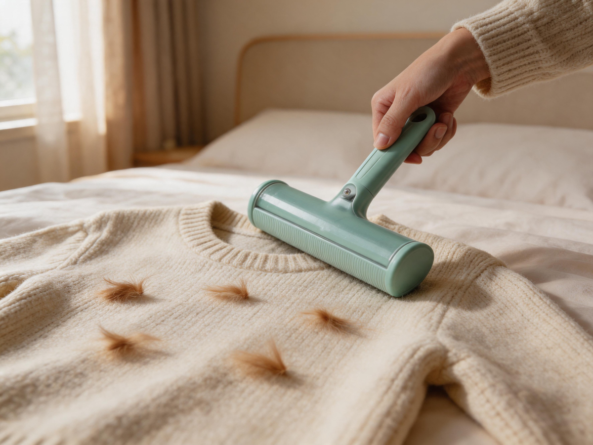 🐾 Home Essential | Reusable Pet Hair Roller Kit | Effortless Fur Cleaning Tool