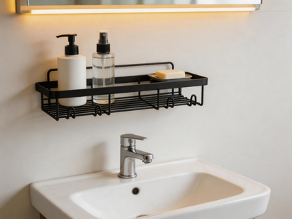 🚿 Home Essential | Metal Shower Shelf Design | Organized Bathroom Storage