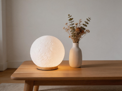 🌙 Home Essential | Realistic Moon Texture Design | Magical Night Glow Lamp