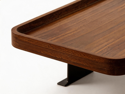✨ Room Upgrade | Natural Wood Tray Design | Convenient Living Room Helper