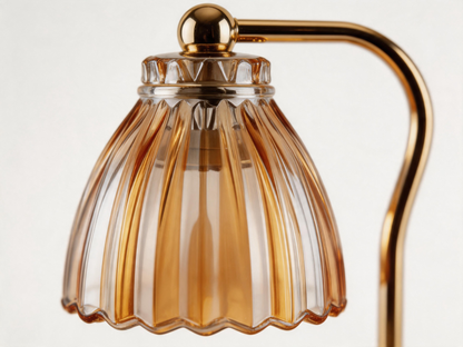 ✨ Gift-Ready | Glass Shade Aroma Warmer | Cozy Scented Room Ambience