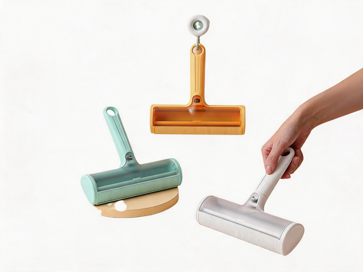 🐾 Home Essential | Reusable Pet Hair Roller Kit | Effortless Fur Cleaning Tool